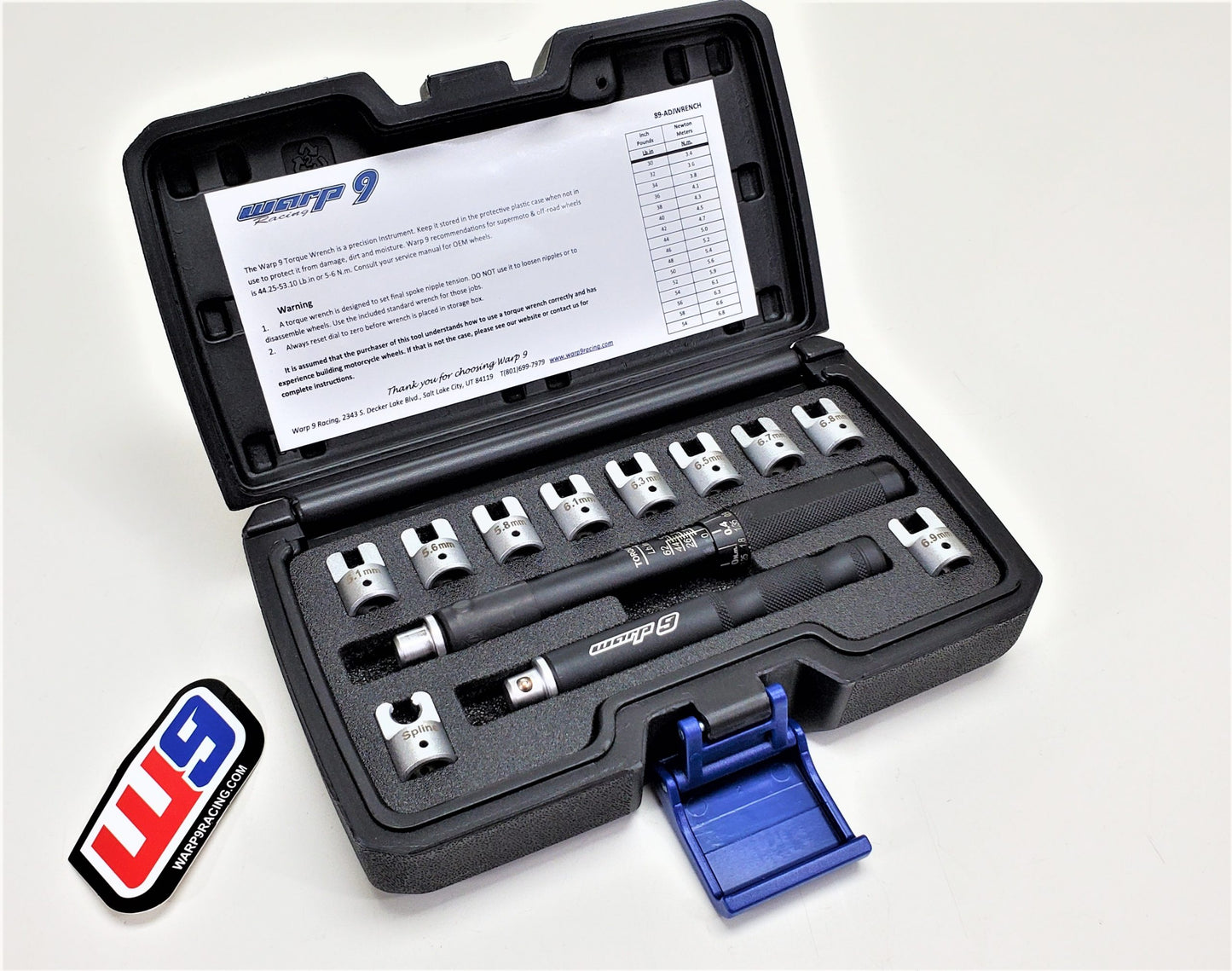 Warp9 Spoke Torque Wrench Kit