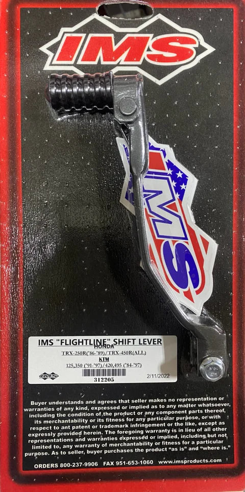 IMS FLIGHTLINE SHIFT LEVER (1986-1989) Honda TRX250R / (2004-2014) Honda TRX450R