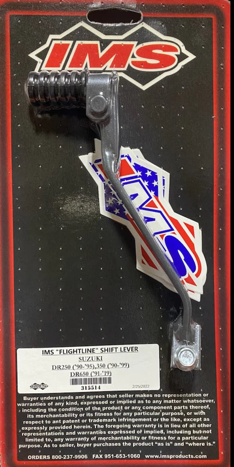 IMS FLIGHTLINE SHIFT LEVER (1990-1999) SUZUKI DR250 / DR350 / DR350SE / DR650