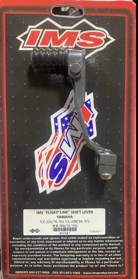 IMS FLIGHTLINE SHIFT LEVER (1984-1995) YAMAHA YZ125 / YZ250 / YZ500 / WR500 (CHECK YEAR/MODEL OPTIONS)