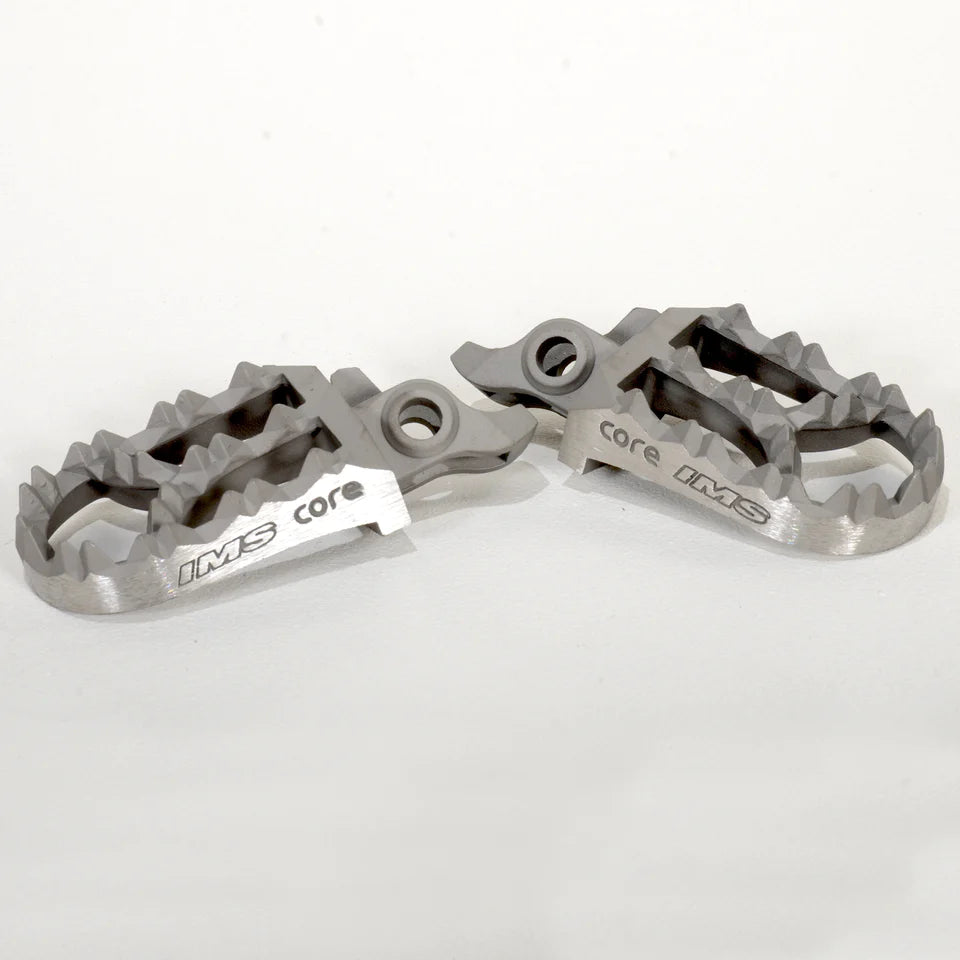 IMS MX FOOT PEGS (2002-2023) HONDA CR125 / CR250 / CRF250L / CRF250L RALLY / CRF250R / CRF250RX / CRF250X / CRF300L / CRF300L RALLY / CRF450L / CRF450RL / CRF450R / CRF450RWE / CRF450RX / CRF450X (CHECK YEAR/MODEL OPTIONS)