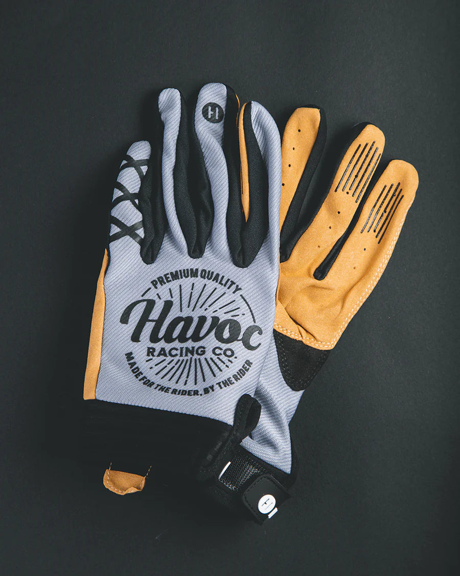 HAVOC GRAY & BLACK GLOVES
