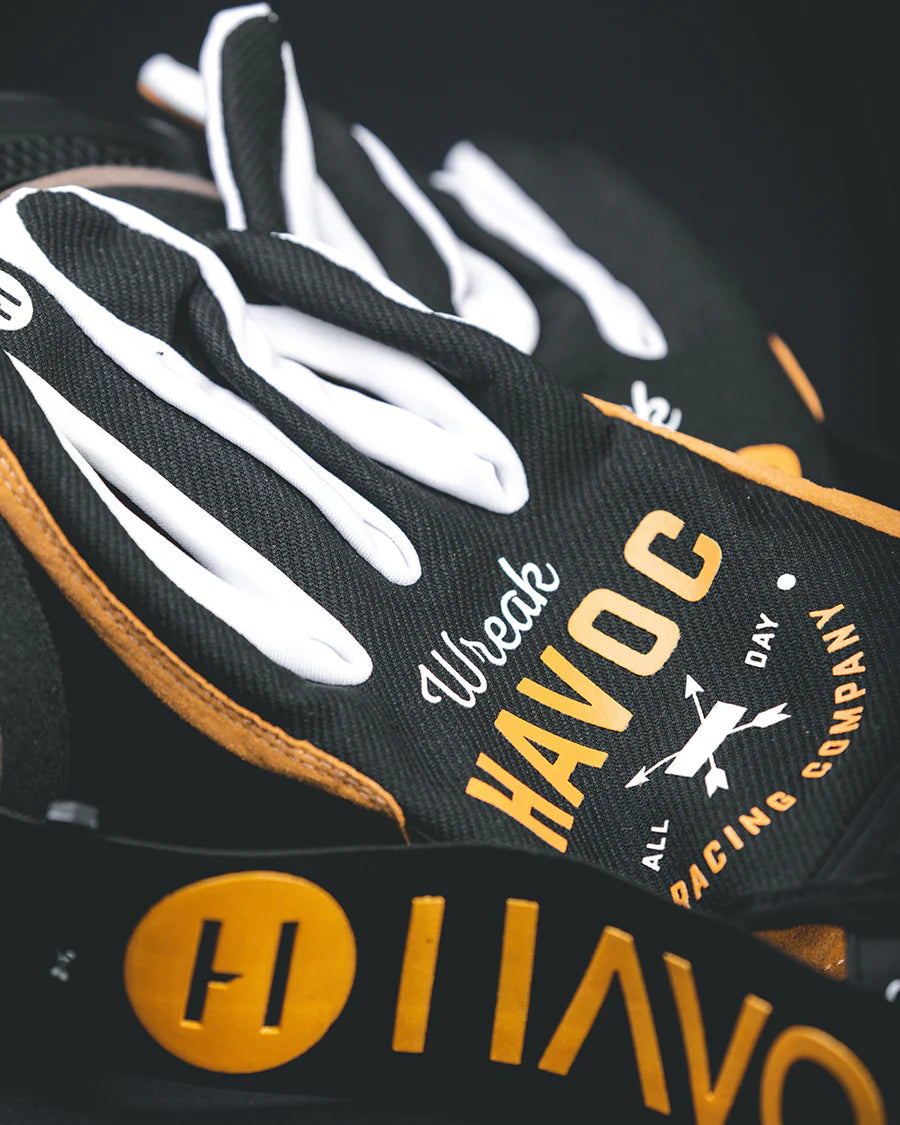 HAVOC TAN & BLACK GLOVES