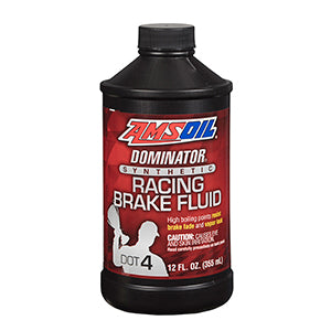 12OZ. AMSOIL DOMINATOR DOT 4 SYNTHETIC RACING BRAKE FLUID