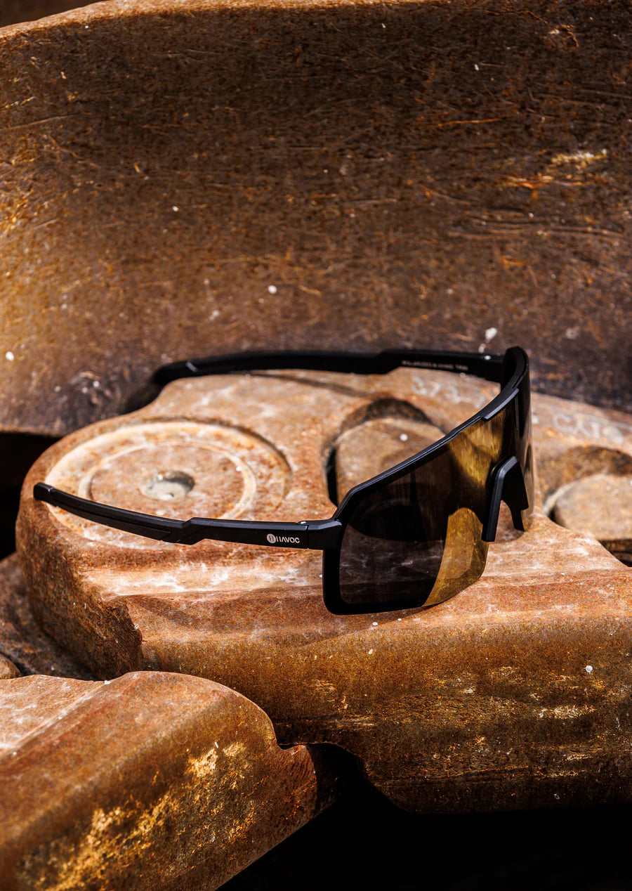 HAVOC "RAPTOR Z87+ GOLD" SUNGLASSES