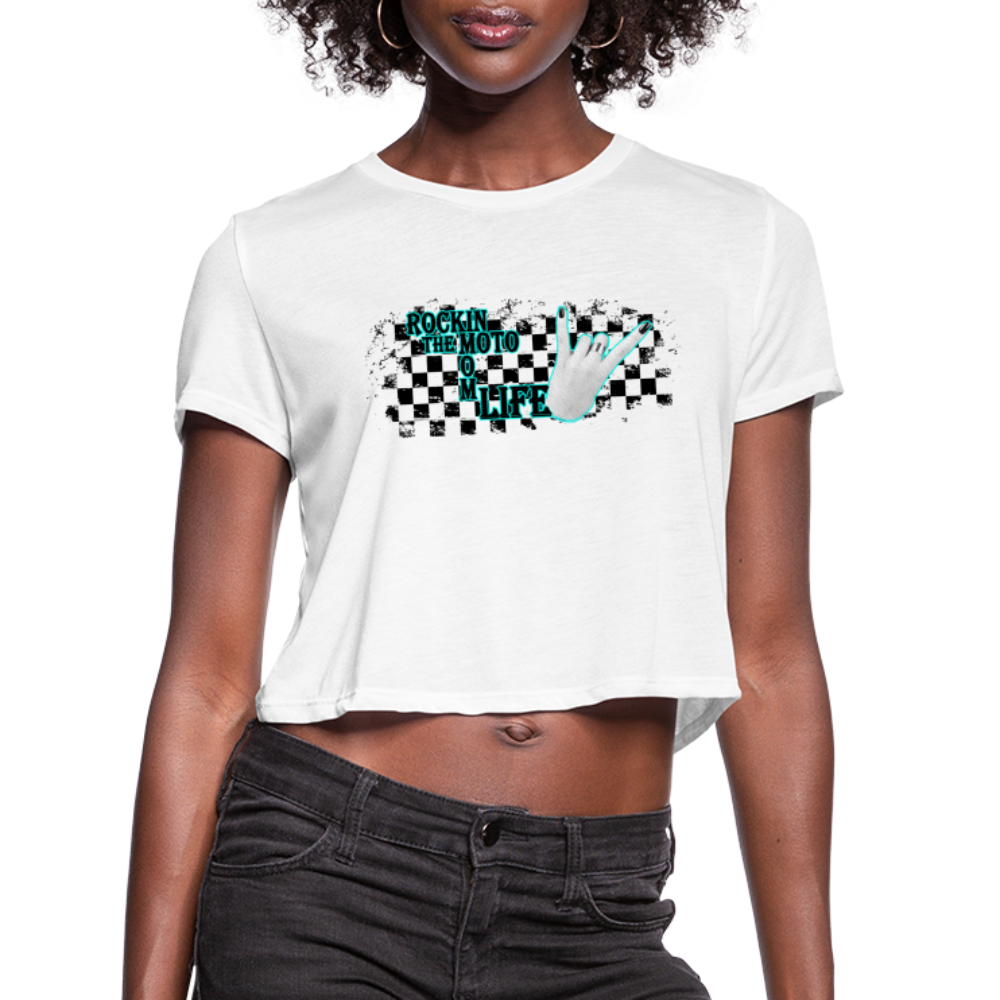 Women's Cropped T-Shirt - white