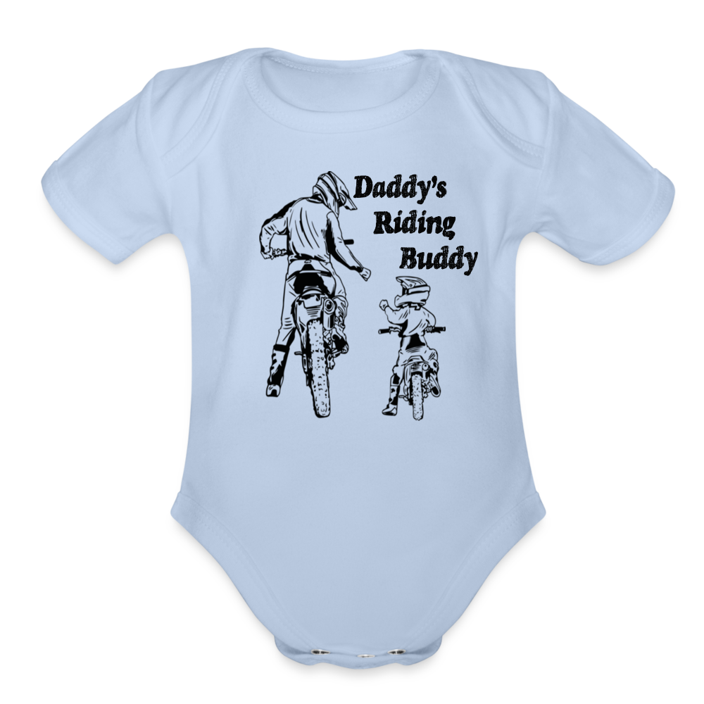Daddy's Riding Buddy Onsie - sky