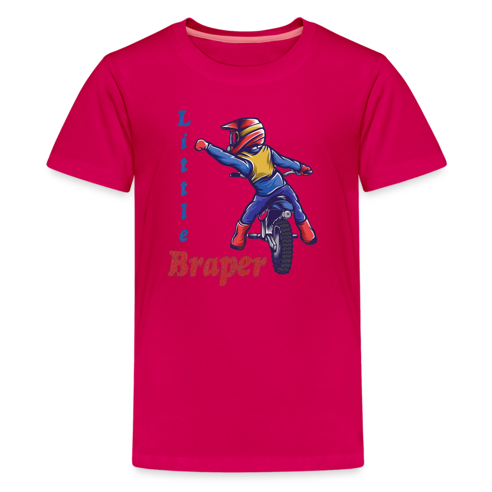 Little Braper Kids T-Shirt - dark pink