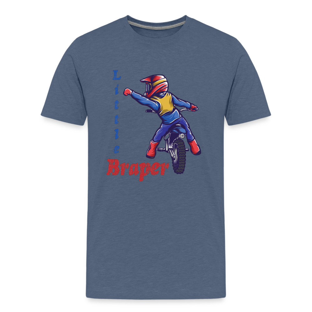 Little Braper Kids T-Shirt - heather blue