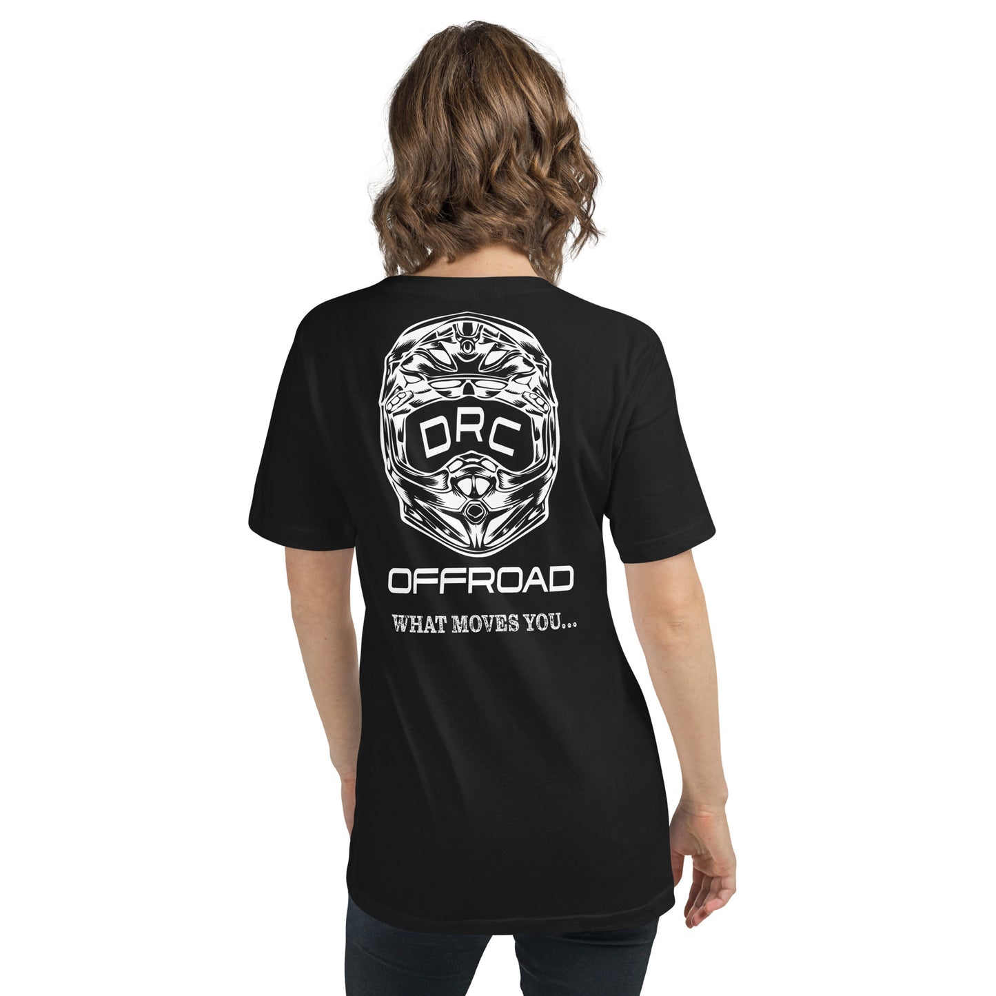 DRC LOGO Unisex Short Sleeve V-Neck T-Shirt