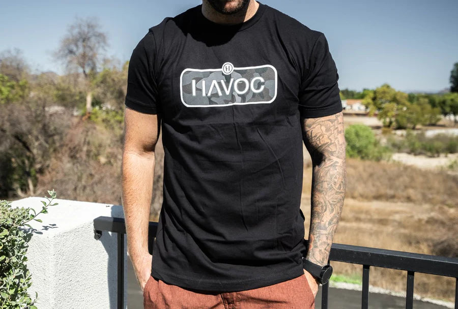 HAVOC CAMO BADGE SHIRT