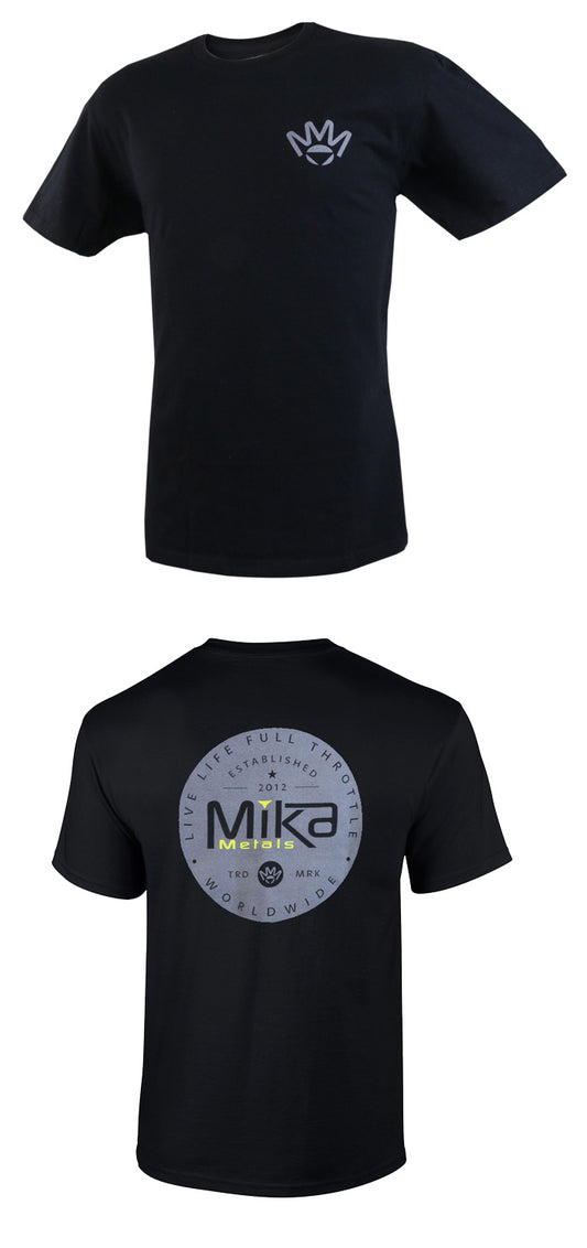 MIKA METALS Full Throttle T Shirt "Live Life to the Fullest"