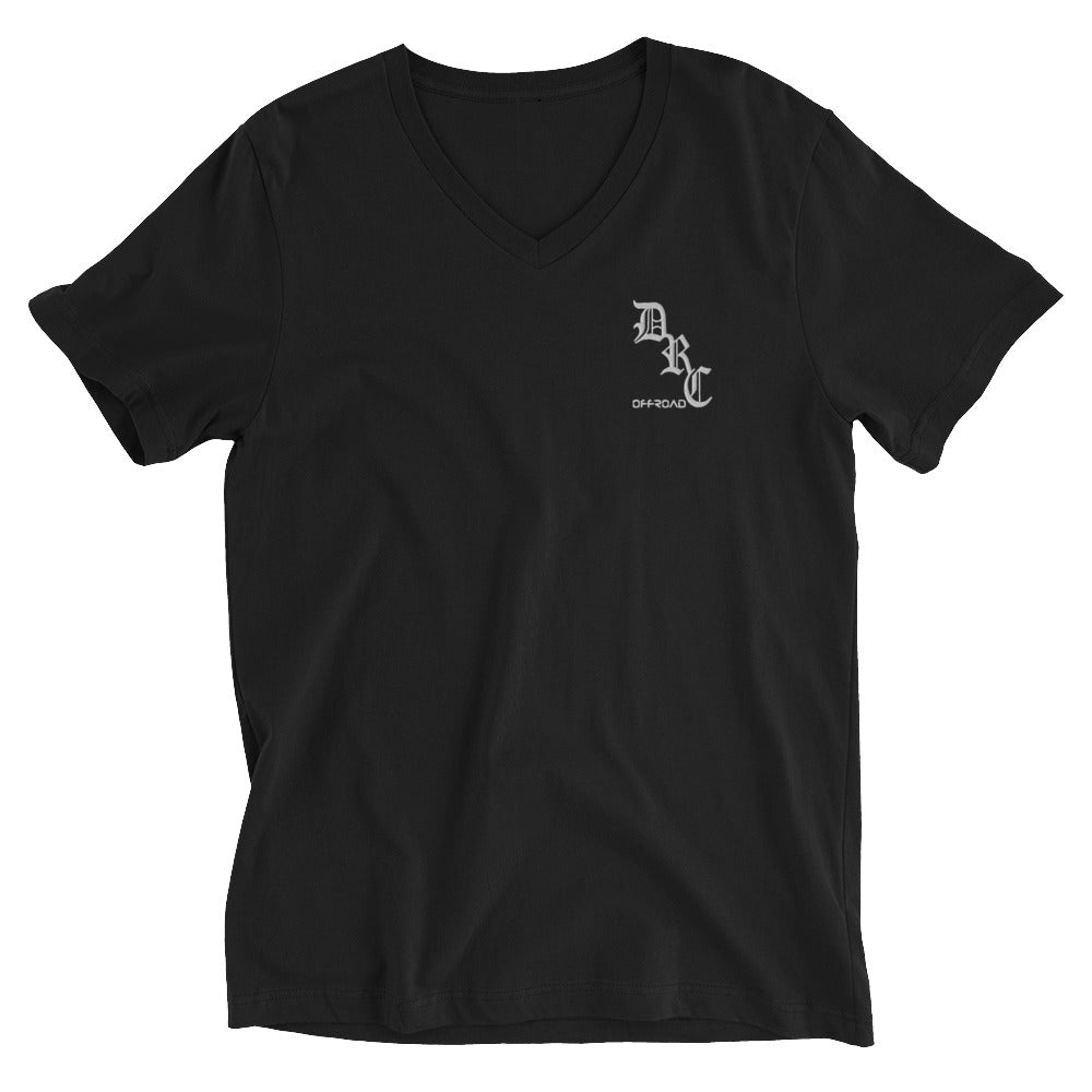 DRC LOGO Unisex Short Sleeve V-Neck T-Shirt